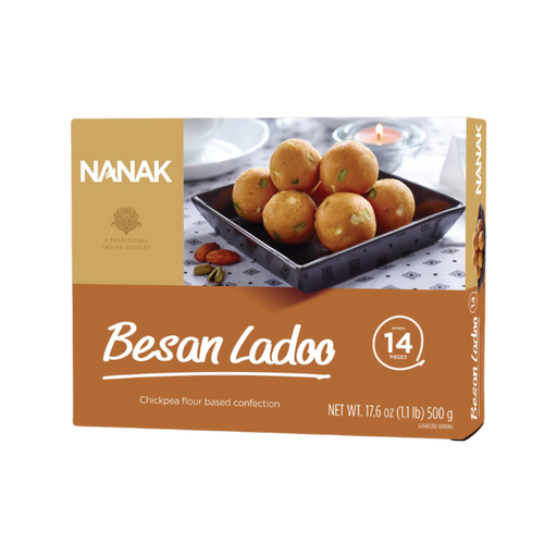 Nanak Besan Ladoo 500g (14 pc) - Frozen | indian grocery store in windsor