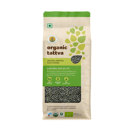 Organic Tattva Organic Whole Black Urad 4lb - Lentils | indian grocery store in oakville
