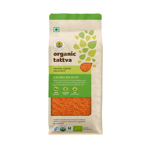 Organic Tattva Organic Split Masoor Malka 4lb - Lentils | indian grocery store in oakville