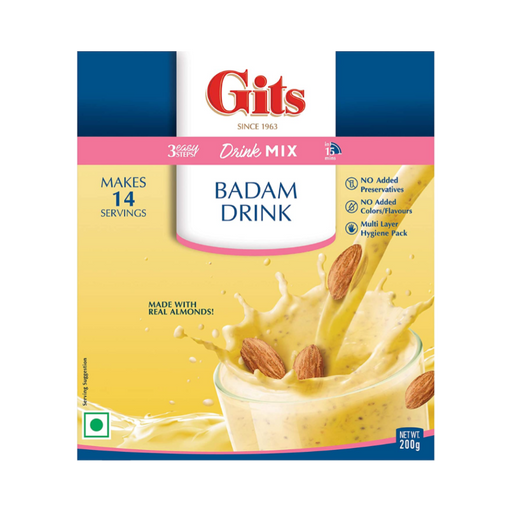 Gits Badam Drink Instant Mix 200g - Instant Mixes | indian grocery store in whitby