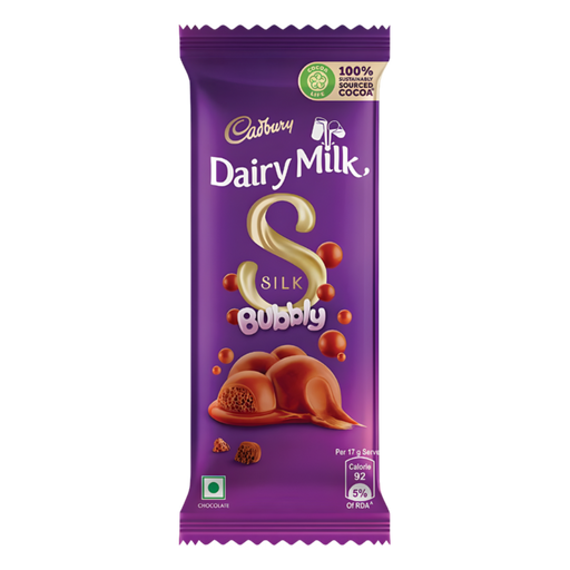 Cadbury Dairy Milk Silk Bubbly 50g - Chocolate | indian grocery store in Halifax