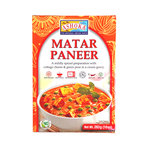 Ashoka Frozen Matar Paneer 283gm - Frozen - punjabi grocery store in canada