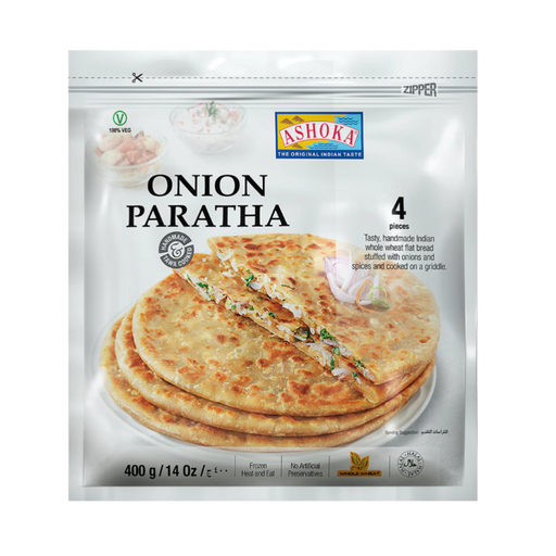 Ashoka Frozen Onion Paratha 400g (4pc) - Frozen | indian grocery store in markham
