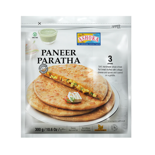 Ashoka Frozen Paneer Paratha 300gm (3pc) - Frozen | indian grocery store in ajax