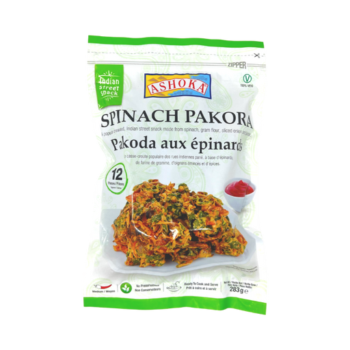 Ashoka Spinach Pakora 283g - Frozen - kerala grocery store in canada