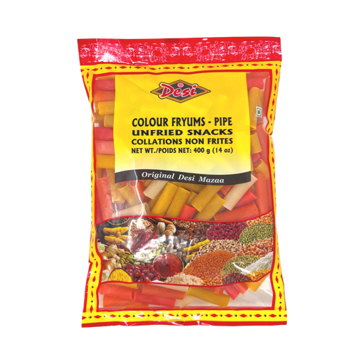 Desi Pipe Colour Fryums 400g - Fryums | indian grocery store in markham