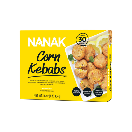 Nanak Corn Kebabs 454g - Frozen | indian grocery store in hamilton
