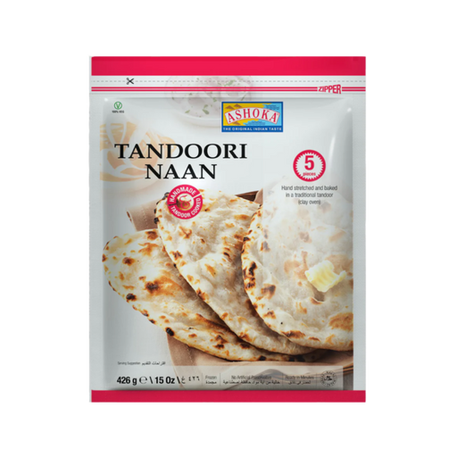Ashoka Frozen Tandoori Naan - Frozen - Indian Grocery Home Delivery