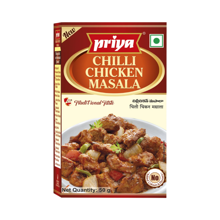 Priya Chilli Chicken Masala 50g - Spices - Spice Divine Canada