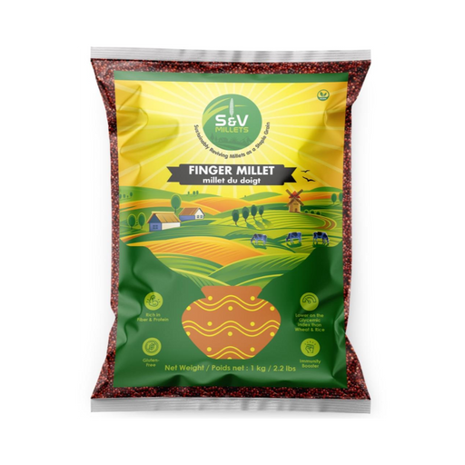 SV Finger Millet 1Kg (Ragi) - Lentils | indian grocery store in Longueuil