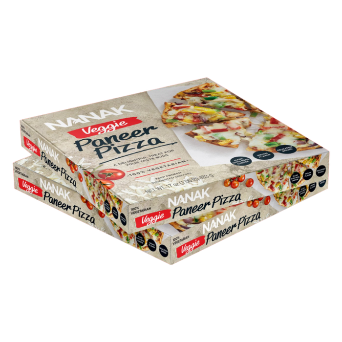 Nanak Veggie Paneer Pizza 483g - Frozen | indian grocery store in north bay