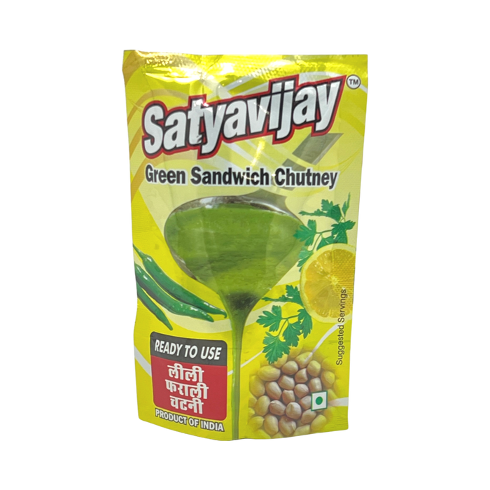 Satyavijay Green Sandwich Chutney 100gm - Chutney - pakistani grocery store in toronto