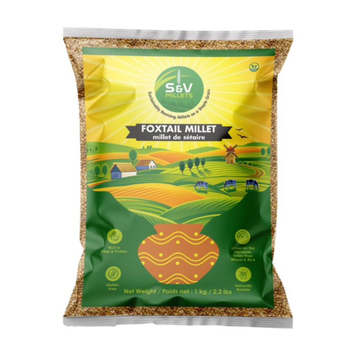SV Foxtail Millet 1kg - Lentils | indian grocery store in pickering