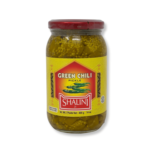 Shalini Green Chilli Pickle 400g - Pickles - pakistani grocery store in toronto