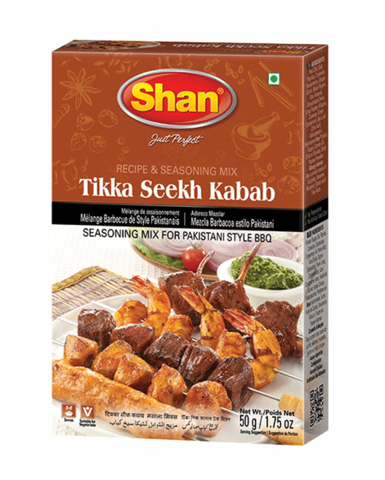 Shan Seasoning Mix Tikka Seekh Kabab 50g - Spices | indian grocery store in Gatineau