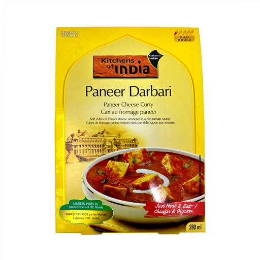 Kitchens of India Paneer Darbani 280ml - Ready To Eat | indian grocery store in Laval