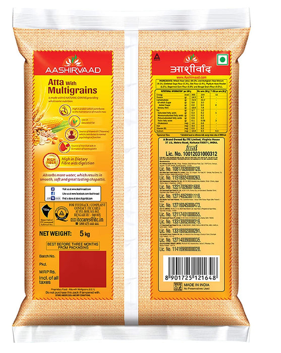 Aashirvaad Multigrain Atta - Flour | indian grocery store in canada