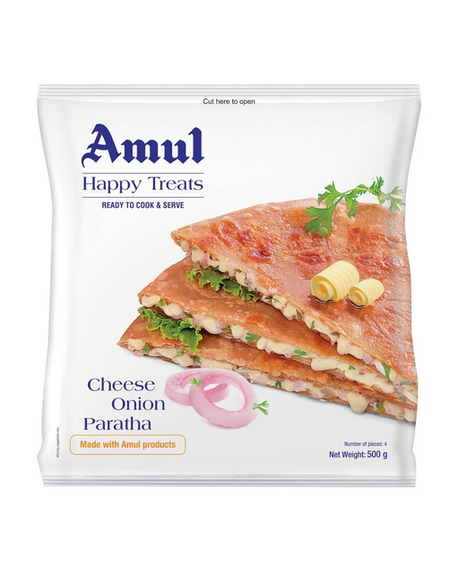 Amul Cheese Onion Paratha 500g - Frozen - sri lankan grocery store in canada