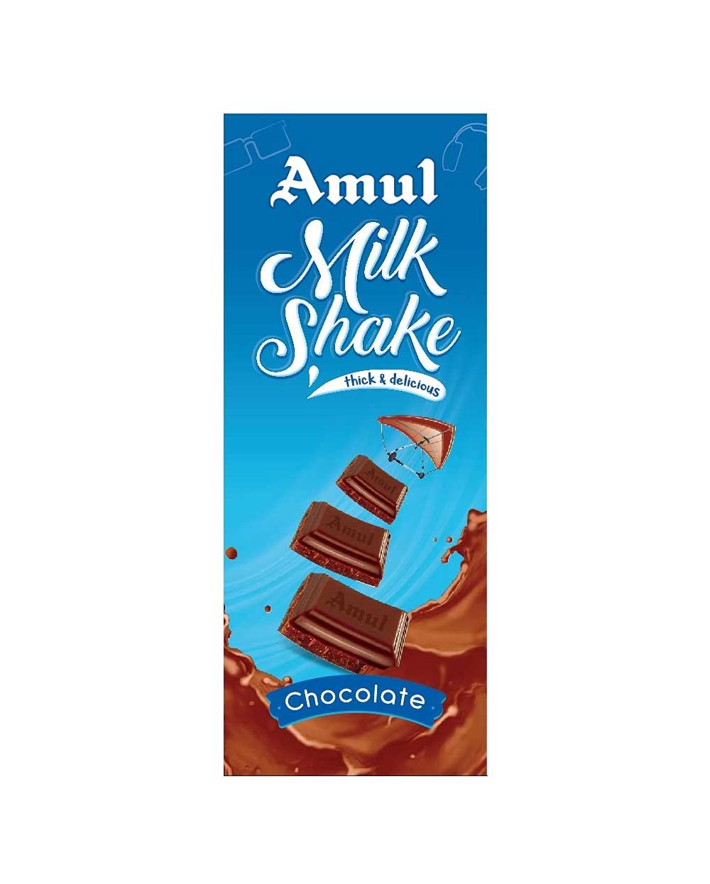 Amul Chocolate Milk shake 180ml — Spice Divine