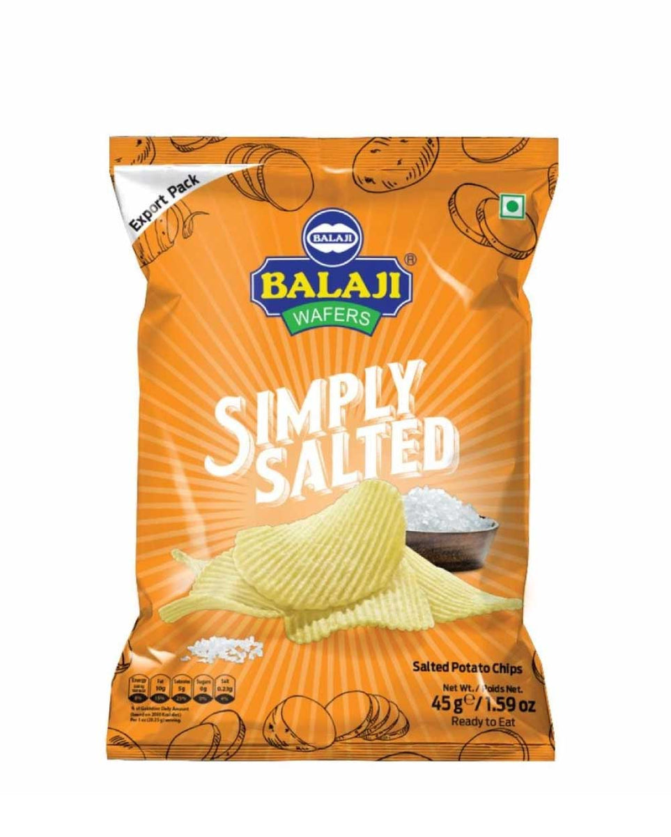 Balaji Wafers Simply salted 150g — Spice Divine