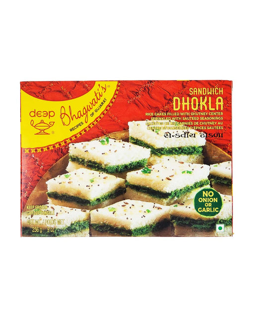 Bhagwatis Sandwich Dhokla 256g - Frozen | indian grocery store in guelph