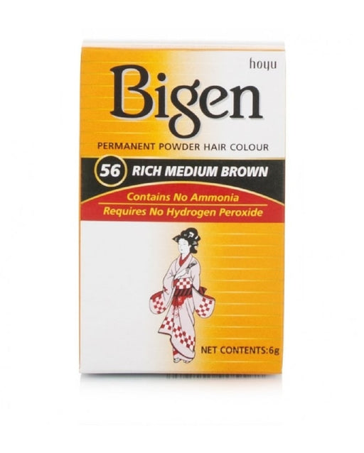 Bigen Rich Medium Brown Permanent Hair Color # 56 - Hair Color | indian grocery store in barrie