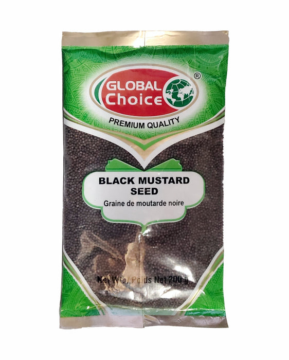 Global Choice Black Mustard Seed 200gm - Spices - sri lankan grocery store near me