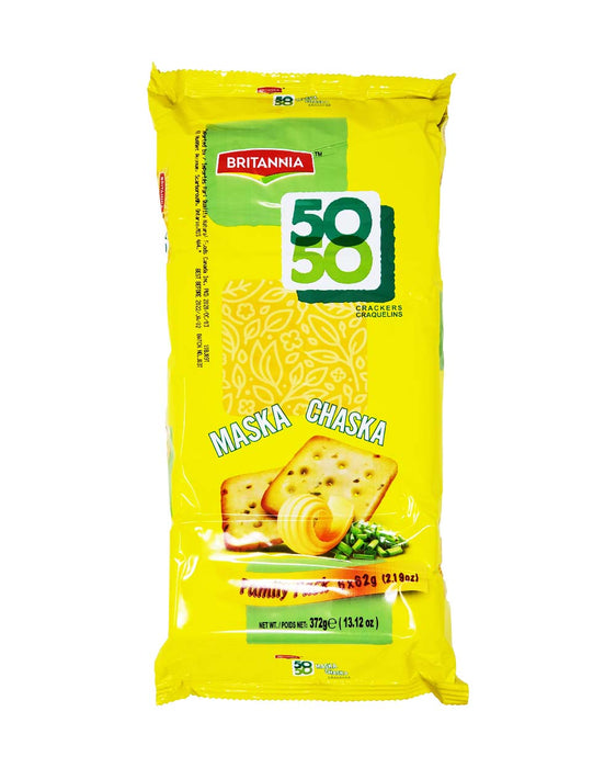 Britannia 50-50 Maska Chaska - Biscuits - east indian supermarket