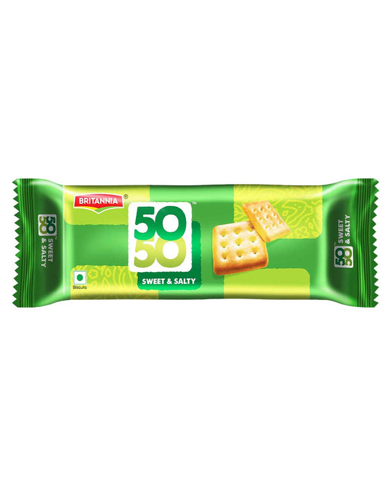 Britannia 50-50 Sweet and Salty - Biscuits | indian grocery store in hamilton
