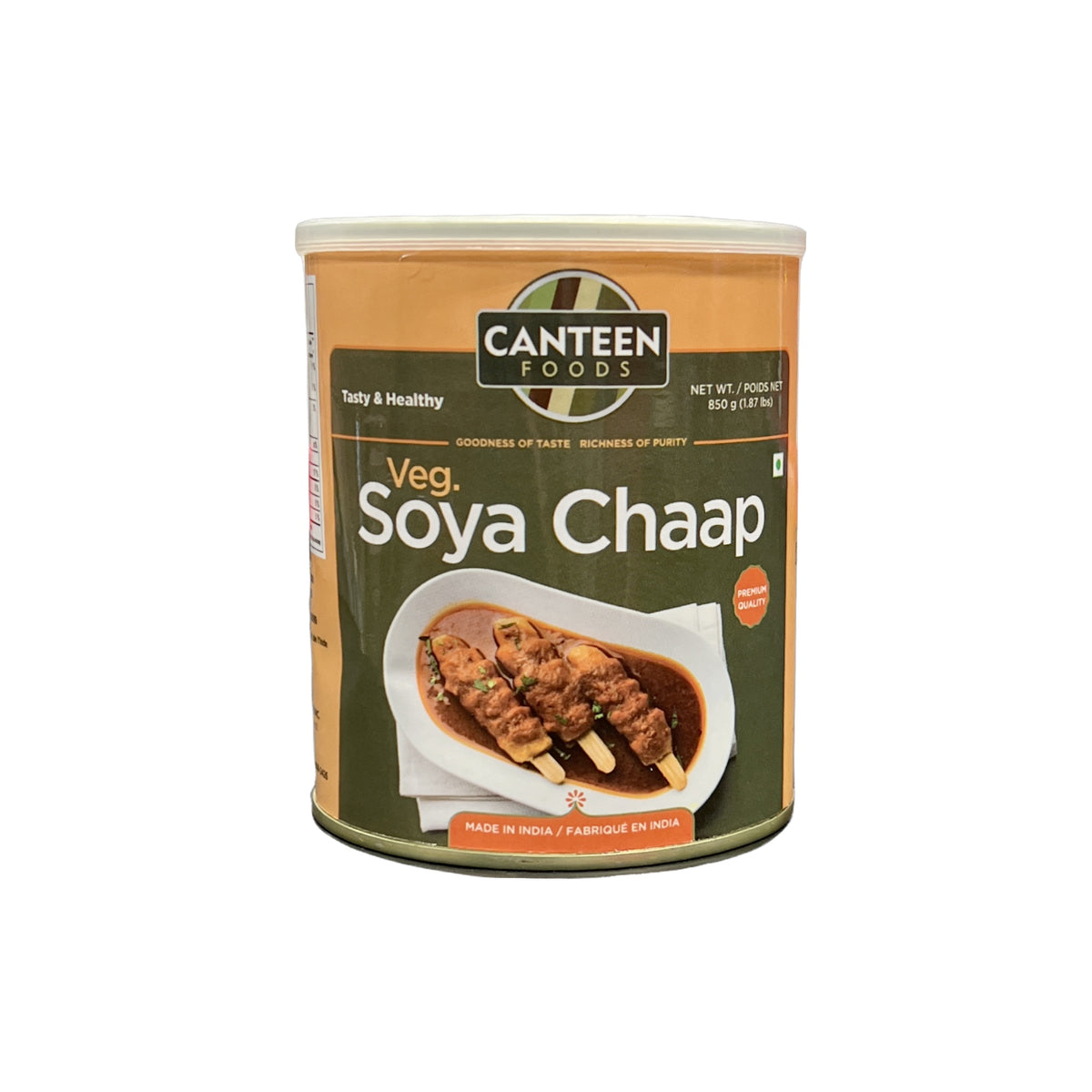 Canteen Foods Veg Soya Chaap 850g — Spice Divine
