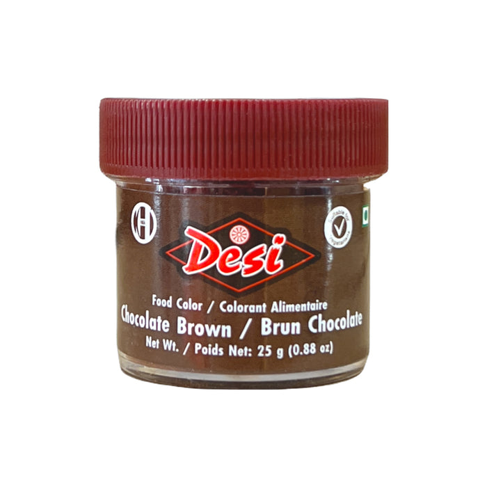 Desi Chocolate Brown Food Color 25g