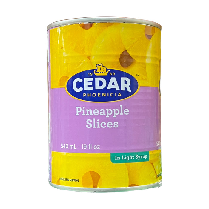 Cedar Pineapple Slices (In Light Syrup) 540ml