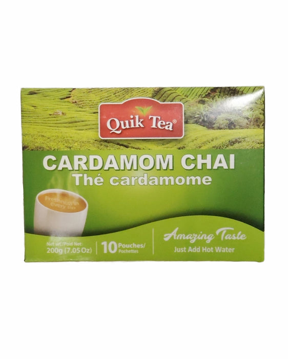 Quik Tea Cardamom Chai 200gm (10 pouches) - Tea | indian grocery store in sault ste marie