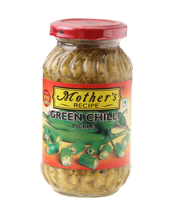 Mother's Green Chili Pickle 500gm - Pickles | surati brothers indian grocery store near me