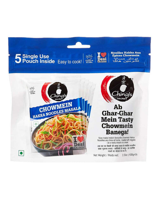 Ching's Secret Veg Hakka Noodles Masala (5 Single Pouch) 100gm - Spices | indian grocery store in hamilton