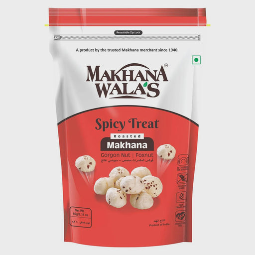 Makhana Walas Spicy treat Roasted makhana 60g - Snacks | indian grocery store in pickering