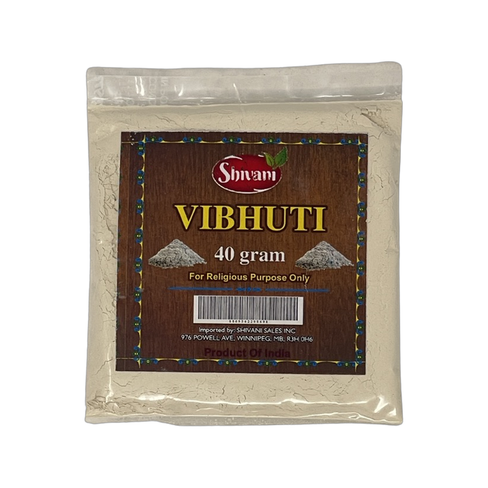 Shivani Vibhuti 40g - Pooja Essentials | indian grocery store in Quebec City