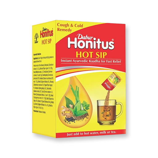 Dabur Honitus Hot Sip Ayurvedic Kaadha 120gm - Health Care - Best Indian Grocery Store