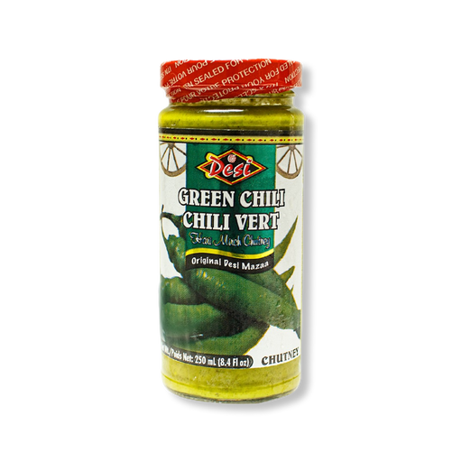 Desi Green Chilli Chutney 250ml - Chutney - Best Indian Grocery Store