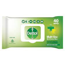 Dettol Original Skin-Surface Wipes (40 Wipes)