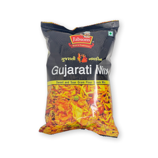 Jabsons Gujarati Mix (No Onion/Garlic) 200g - Snacks - sri lankan grocery store near me