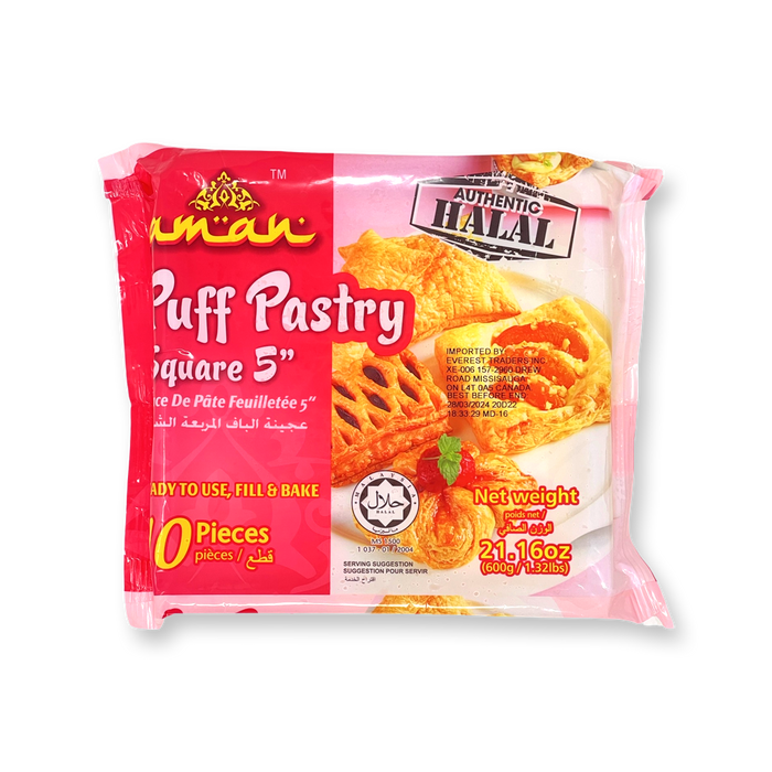 Aman Puff Pastry 600g (10pcs) - Frozen | indian grocery store in cambridge