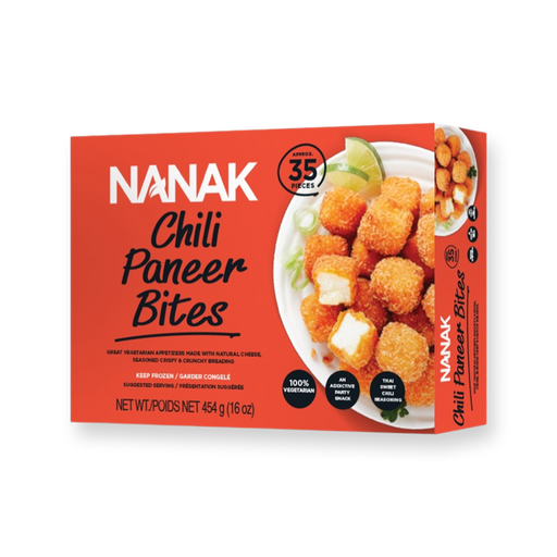 Nanak Chilli Paneer Bites 454g - Indian Grocery Home Delivery