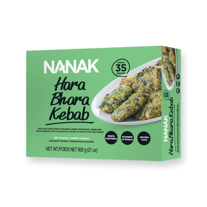 Nanak Hara Bhara Kabab 600gm - Frozen | indian grocery store in markham