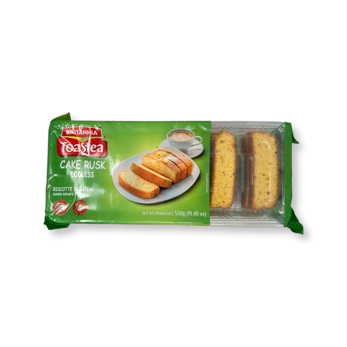 Britannia Toastea Eggless Cake Rusk 550gm - Biscuits | indian grocery store in london