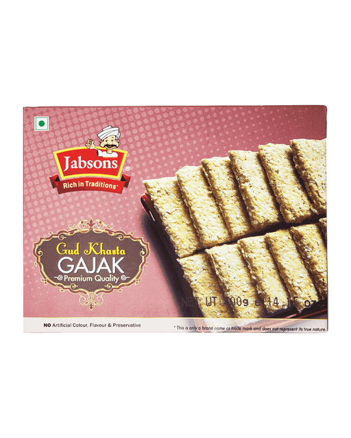 Jabsons Gud Khasta Gajak 400gm - Desserts | indian grocery store in london