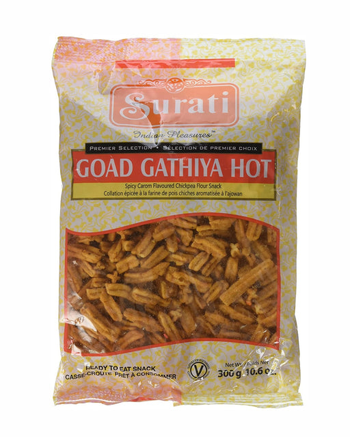 Surati Snacks Goad Gathiya Hot 300gm - Snacks - bangladeshi grocery store in canada