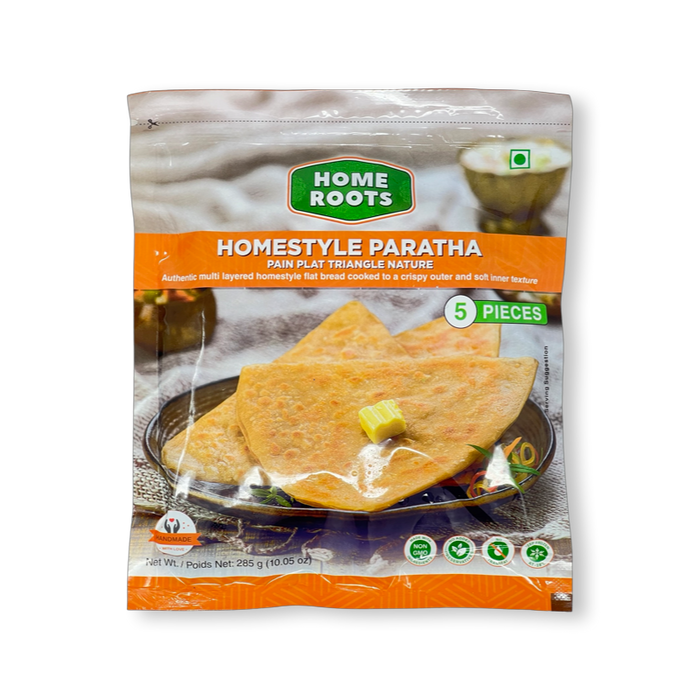 Home Roots Homestyle Paratha (5 pcs) 285g - Frozen | indian grocery store in guelph