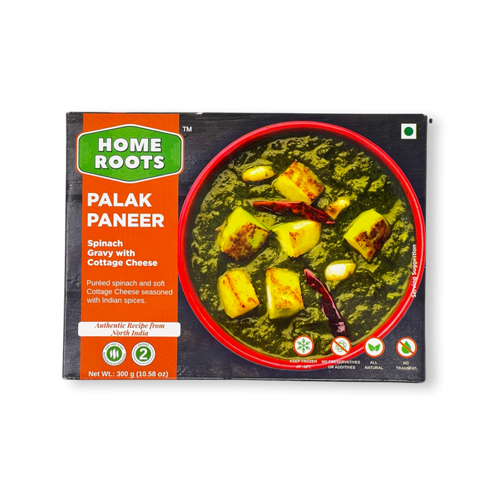 Home Roots Palak Paneer 300g - Frozen | indian grocery store in markham