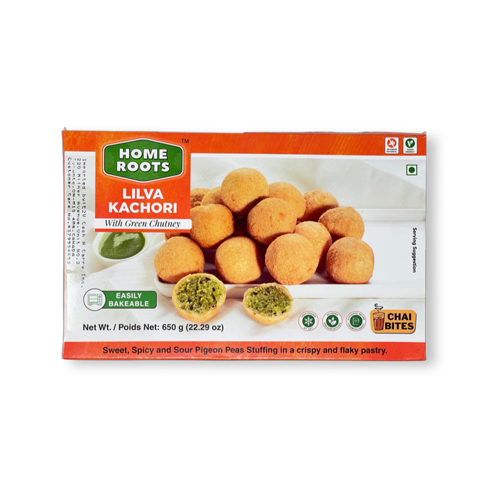 Home Roots Lilva Kachori With Chutney (20pc) 650g - Frozen | indian grocery store in scarborough